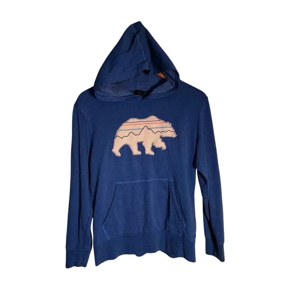 PATAGONIA youth Gorpcore graphic stitched bear hoodie XL